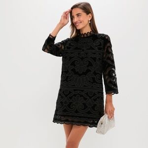 Tuckernuck Velvet Battenburg Lace Mod Ellie Dress (Size 0)